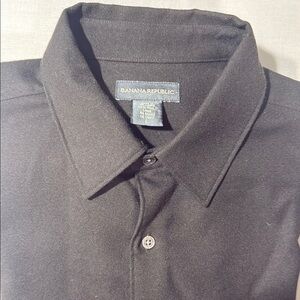 Banana Republic Men's Classic Black Polo